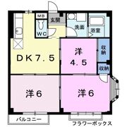 エルディムABE・Aの間取り画像