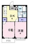 サンパルコ静香Ⅱの間取り画像