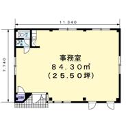 西市事務所Fの間取り画像