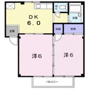 シティハイツ幸Aの間取り画像