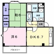 プラドール真砂Cの間取り画像