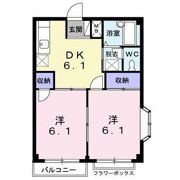 倉持ハイツパートⅡの間取り画像