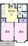 グリーンハイツ雅Bの間取り画像