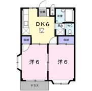 グリーンハイツ雅Bの間取り画像