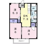 グリーンハイツⅡの間取り画像