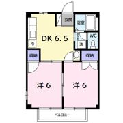 グリーンヒルBの間取り画像