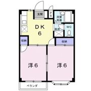 グリーンハイツ牛川Bの間取り画像