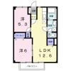 カーム松本Bの間取り画像