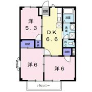カーム松本Aの間取り画像
