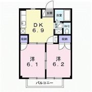 ハイツ愛里の間取り画像