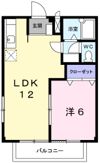 コーポサチ Bの間取り画像