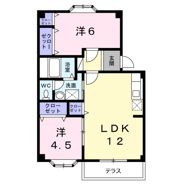 プラドール扇が丘の間取り画像