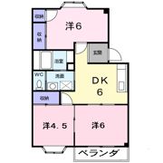 プラドール扇が丘の間取り画像