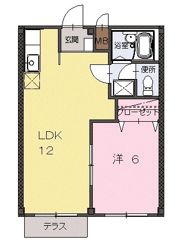 ドミール神明Bの間取り画像