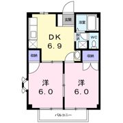 カーサすみれ壱番館の間取り画像