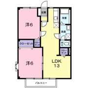 カームハイツ住吉の間取り画像