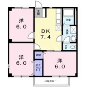 ニューシティ塩田町Bの間取り画像
