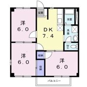 ニューシティ塩田町Bの間取り画像
