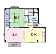 コーポ東町Aの間取り画像
