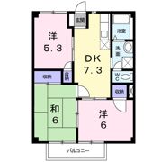 グリーンハイツ昭和の間取り画像