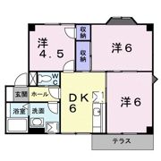 プラドール布施屋Ⅱの間取り画像