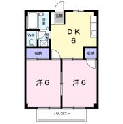 シティハイツ山本Aの間取り画像