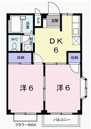 ルネッサンス立田の間取り画像