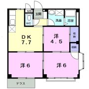 ハイツオリオンBの間取り画像