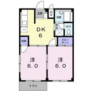 マロニエプラザ上三川Bの間取り画像
