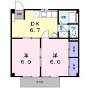 カームヒルズKの間取り画像