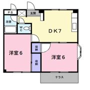 コーポタバタの間取り画像