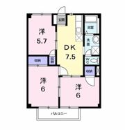 オーキッド潮見ヶ丘Bの間取り画像