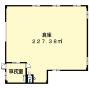 蔵持町原出倉庫 Cの間取り画像