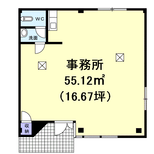 上西町事務所Ⅱの間取り画像