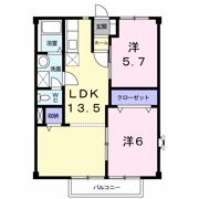 オーキッドSANO・Aの間取り画像