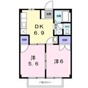 フローラル内藤Cの間取り画像