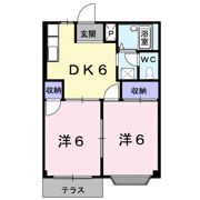 エルディム山 Bの間取り画像