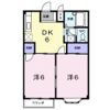 コーポ浪漫Aの間取り画像
