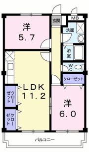 ニューマリッチ参番館の間取り画像