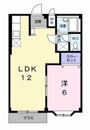 エルディムイイダの間取り画像