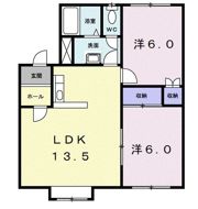 クレストール石山の間取り画像