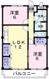 ヴィラ西野の間取り画像