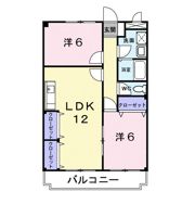 ヴィラ西野の間取り画像