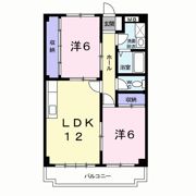 セゾン八尾東の間取り画像