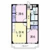 セゾン八尾東の間取り画像