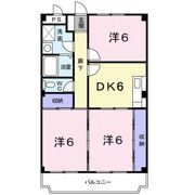 ニューマリッチフジモトの間取り画像