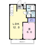 ハイム吹上Aの間取り画像