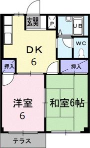 サンヒルズ岡の間取り画像