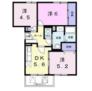 サンガーデン北川 Ⅱの間取り画像