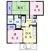 サンガーデン北川 Ⅱの間取り画像